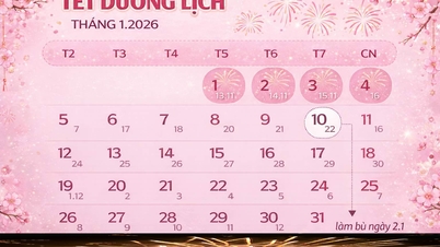 Lai Châu: Tết Dương lịch năm 2026, công chức, viên chức được nghỉ 04 ngày liên tục