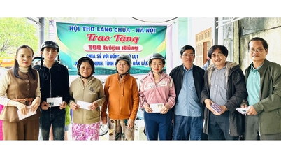 Die Lang Chua Poetry Association - Hanoi bekundet Mitgefühl mit den von Überschwemmungen betroffenen Gebieten.