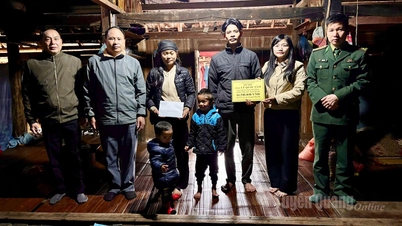 Plus de 26 millions de VND ont été donnés pour soutenir Lu Quoc Tam, un enfant de la commune de Ban May.