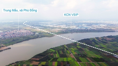 Das 83 Billionen VND teure Straßenbauprojekt verbindet den Flughafen Gia Binh mit Hanoi.