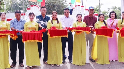 Jembatan An Thuy No. 7 di komune Chau Thanh telah diresmikan.