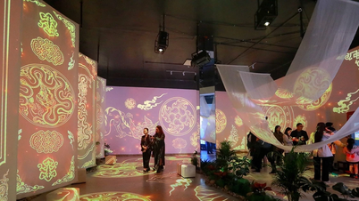 Experience a free interactive light show about Hanoi's heritage.