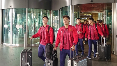 Vietnams U23-landslag har anlänt till Qatar för att påbörja sitt träningsläger inför AFC U23 Asiatiska mästerskapet 2026.