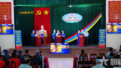 กองพลที่ 377 จัดการแข่งขันความรู้ทางทหารรอบสุดท้าย
