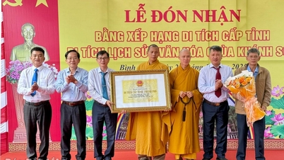 La pagode Khánh Sơn reçoit le certificat de classement de relique historique et culturelle au niveau provincial.
