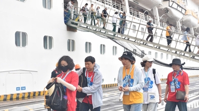 Lebih dari 2.000 penumpang kapal pesiar tiba di Da Nang.