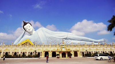 ប្រាសាទនេះមានរូបសំណាកព្រះពុទ្ធបដិមាដ៏ធំបំផុតនៅក្នុងប្រទេសវៀតណាម