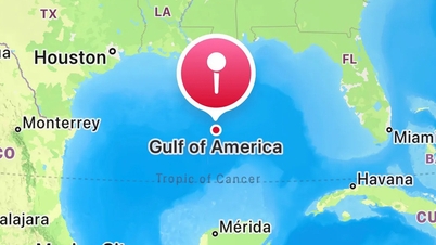 Apple đổi tên vịnh Mexico thành vịnh Mỹ với người dùng Mỹ