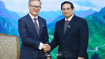 Prime Minister Pham Minh Chinh receives Lao Foreign Minister