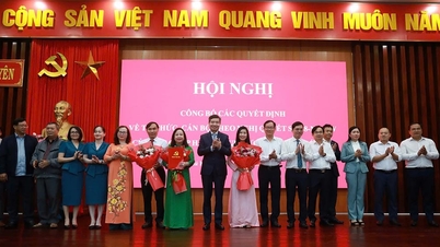 Công bố các quyết định về tổ chức, cán bộ theo Nghị quyết 18-NQ/TW
