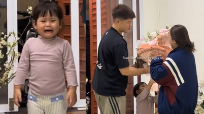 선물 못 받아서 울던 어린 소녀 영상, 조회수 500만 건 돌파