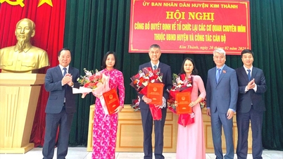 Kim Thanh mobilizes and appoints 5 department heads after restructuring the apparatus