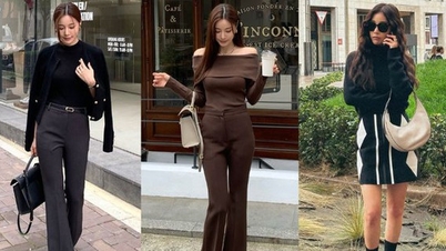 In humid rainy weather, women over 40 should wear dark clothes in 10 ways to look stylish without adding age