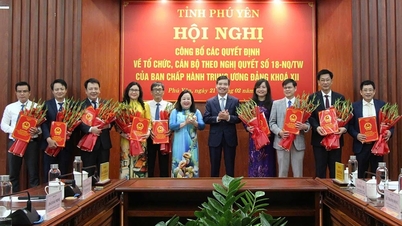 Công bố điều động, bổ nhiệm cán bộ chủ chốt sau khi sắp xếp bộ máy