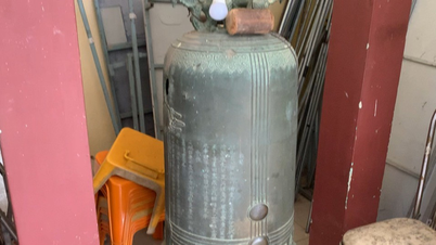 Die alte Glocke der Hong-Phuc-Pagode (Dien Phuoc, Dien Ban) wurde um 1743 gegossen.