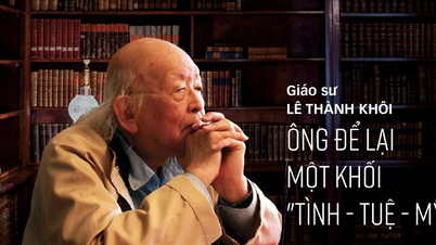 Professor Le Thanh Khoi hinterließ eine Fülle von „Liebe – Weisheit – Schönheit“