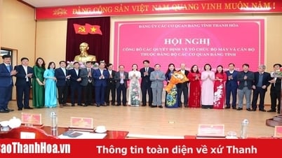 The first conference of the Party Executive Committee of Thanh Hoa Provincial Party agencies, term 2020-2025