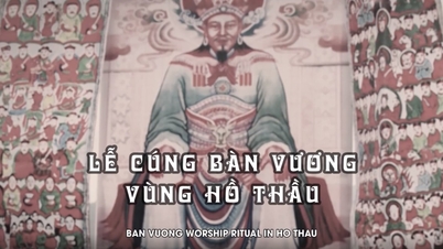 Lễ cúng Bàn Vương vùng Hồ Thầu