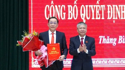 Công bố quyết định điều động đồng chí Nguyễn Văn Lượm giữ chức Bí thư Huyện ủy Thăng Bình
