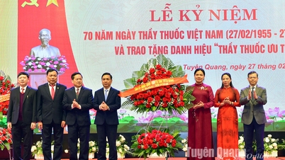 Lễ kỷ niệm 70 năm Ngày Thầy thuốc Việt Nam và trao tặng danh hiệu Thầy thuốc Ưu tú
