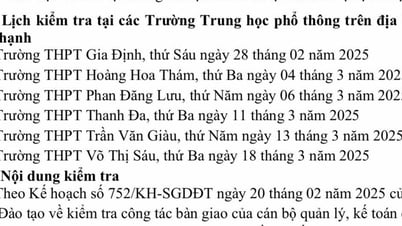 TP.HCM kiểm tra tài chính, nhân sự hàng loạt trường THPT
