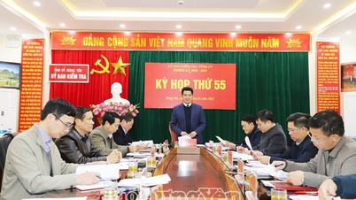 Ủy ban Kiểm tra Tỉnh ủy tổ chức kỳ họp thứ 55