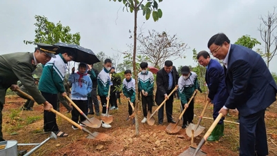 Launching "Tree Planting Festival to Forever Remember Uncle Ho" at Hung Temple National Historical Site