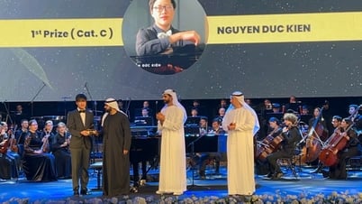 Tài năng trẻ Nguyễn Đức Kiên giành giải Nhất cuộc thi Piano Quốc tế Fujairah