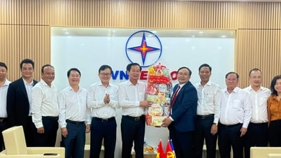 លេខាបក្សទីក្រុង Can Tho ទៅសួរសុខទុក្ខអាជីវកម្មក្នុងឱកាសចូលឆ្នាំថ្មី