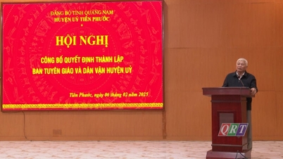 ประกาศการตัดสินใจจัดตั้งคณะกรรมการโฆษณาชวนเชื่อและระดมมวลชนของคณะกรรมการพรรคเขตบั๊กจ่ามี