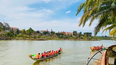 Giải đua thuyền rồng truyền thống Krông Nô năm 2025