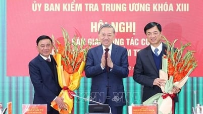 Tổng Bí thư Tô Lâm dự Hội nghị bàn giao công tác của Chủ nhiệm Ủy ban Kiểm tra Trung ương