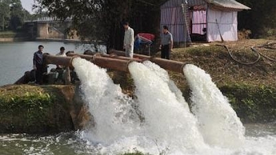 Hai Duong pumpt Wasser in einige Gebiete, die von Überschwemmungen betroffen sind