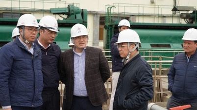 Đoàn công tác EVN làm việc với Nhiệt điện Quảng Ninh về công tác sản xuất điện mùa khô năm 2025