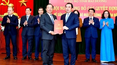 Hải Dương công bố các quyết định sắp xếp tổ chức bộ máy và công tác cán bộ
