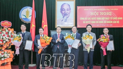Thái Bình bổ nhiệm ông Nguyễn Văn Chiến giữ chức Giám đốc Sở Nông nghiệp và Môi trường