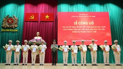 Công an TP Hồ Chí Minh sắp xếp, giảm từ 55 xuống còn 33 đầu mối