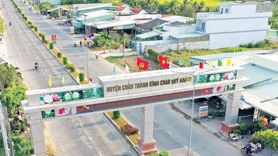 Chau Thanh district, Long An province meets advanced new rural standards