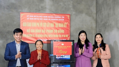 Support poor people in Thuong Tin district to build Great Solidarity houses