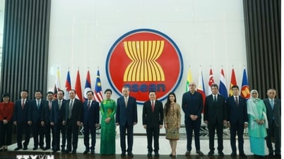 Các hoạt động của Bộ trưởng Nguyễn Hồng Diên tháp tùng Tổng Bí thư Tô Lâm và Phu nhân thăm chính ...