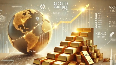 Giá vàng tăng bốc đầu lên gần 3.000 USD/ounce, đỉnh 100 triệu đồng/lượng rất gần