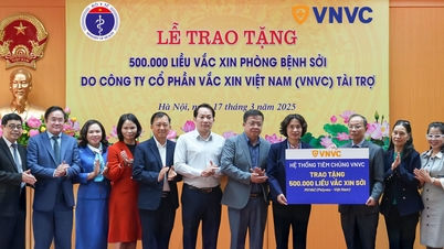 ប្រព័ន្ធវ៉ាក់សាំង VNVC បរិច្ចាគថ្នាំបង្ការជំងឺកញ្ជ្រឹលកន្លះលានដូស ដើម្បីប្រយុទ្ធប្រឆាំងនឹងជំងឺរាតត្បាត