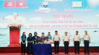 Hiệp hội Nữ doanh nhân Việt Nam ký kết Chương trình hợp tác với Bộ Tư lệnh Vùng 4 Hải quân