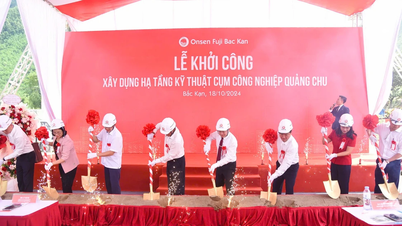 ការសាងសង់ហេដ្ឋារចនាសម្ព័ន្ធសួនឧស្សាហកម្ម Quang Chu បានចាប់ផ្តើមហើយ។