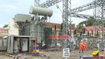 Đóng điện Trạm 110kV Lộc Ninh 2x63 MVA