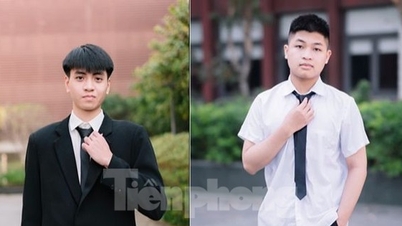 この学校にはハノイ工科大学の思考力評価試験でトップの生徒が2人いる