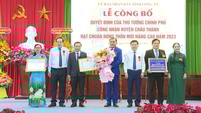 Châu Thành - huyện đầu tiên của Long An đạt chuẩn nông thôn mới nâng cao