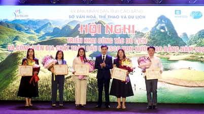 Triển khai công tác du lịch và Công viên địa chất toàn cầu UNESCO Non nước Cao Bằng năm 2025
