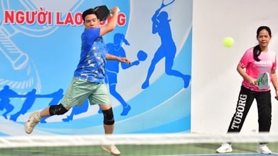 Nhiều trận đấu hấp dẫn ở giải pickleball Ngân hàng Nhà nước mở rộng 2025