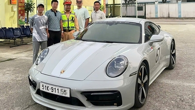 អ្នកបើកបររថយន្ត Porsche ពិន័យជាប្រាក់ 20 លានដុង សម្រាប់ការជែងដោយខុសច្បាប់នៅលើផ្លូវហាយវេ